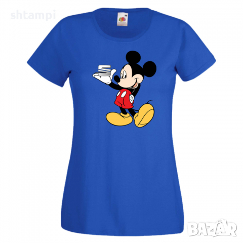 Дамска тениска Mickey Mouse SEAT .Подарък,Изненада,