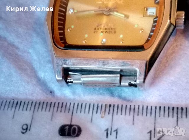 ORIENT AUTOMATIC 21 JEWELS Стар КОЛЕКЦИОНЕРСКИ ВИНТИДЖ МОДЕЛ МЕХАНИЧЕН ЧАСОВНИК ОРИЕНТ 26438, снимка 9 - Мъжки - 42136635