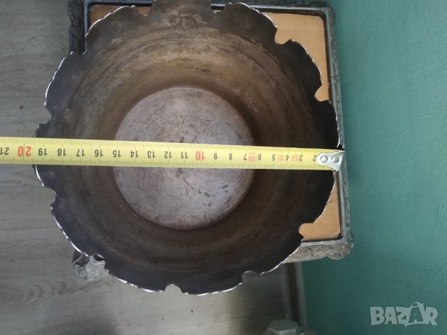 посребрена кана за вино и купа за лед, снимка 5 - Други ценни предмети - 38501562