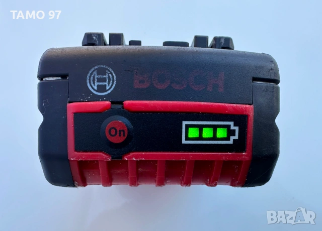 BOSCH GBA 18V 6.0Ah - Акумулаторна батерия 18V 6.0Ah AMP Share, снимка 5 - Други инструменти - 53250411