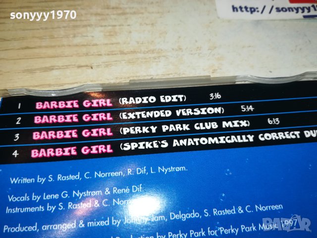 AQUA BARBIE GIRL CD 1304231225, снимка 16 - CD дискове - 40356241