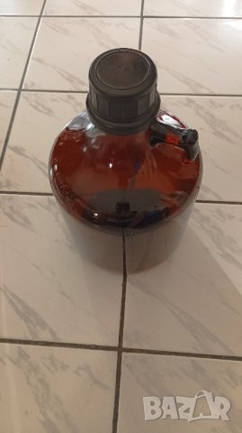 Шише, дамаджана 3 литра от цветно стъкло. , снимка 2 - Други стоки за дома - 42549878