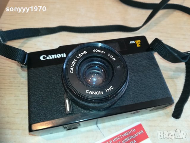 canon ретро фотоапарат-внос швеция, снимка 1 - Фотоапарати - 32035285