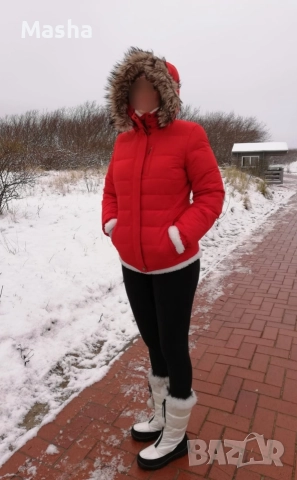 LANDS' END Дамско зимно яке М, снимка 3 - Якета - 52797771