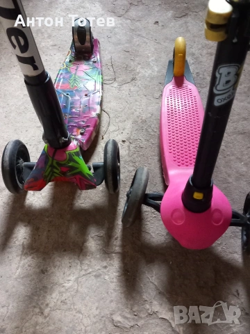 2бр тротинетки +пениборд за деца, снимка 5 - Скутери и тротинетки - 53950933