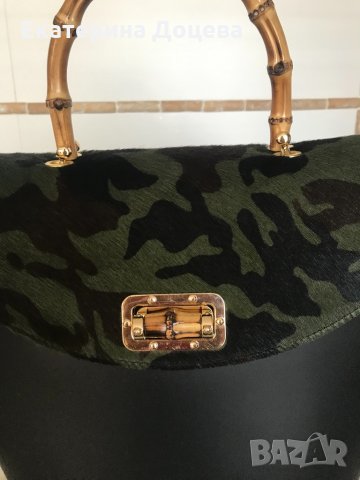 Италианска чанта естествена кожа, снимка 2 - Чанти - 33869242