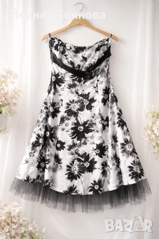 Дамска елегантна рокля , снимка 2 - Рокли - 54227677