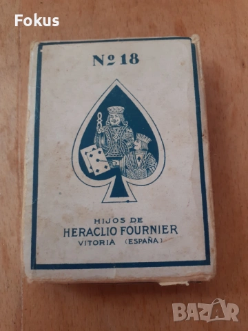 Стари колекционерски карти за игра Poker - N18, снимка 2 - Антикварни и старинни предмети - 53275359