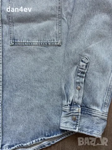 дънкова риза-яке Calvin Klein Jeans, снимка 8 - Ризи - 55950603