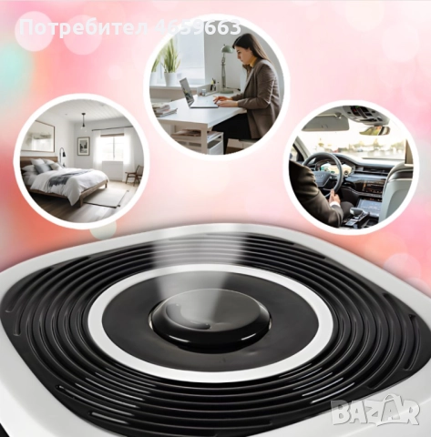 Ултразвуков овлажнител на въздуха с йонизация и ароматерапия Ruhhy, автоматичен, снимка 6 - Овлажнители и пречистватели за въздух - 52526456