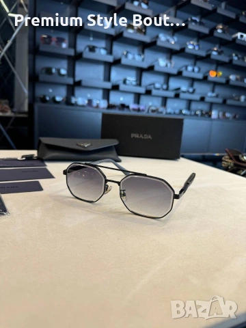 Слънчеви очила prada ray ban Burberry chanel с ув защита, с черен обикновен калъф  на марката , снимка 9 - Слънчеви и диоптрични очила - 54174325