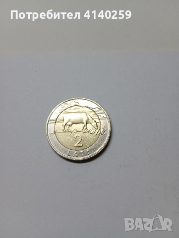 ЛАТВИЯ МОНЕТА 5 ЛАТИ 1999 Г 