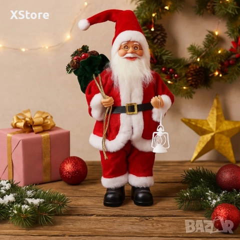 Фигурка Дядо Коледа в традиционно облекло, 30 см. SD28