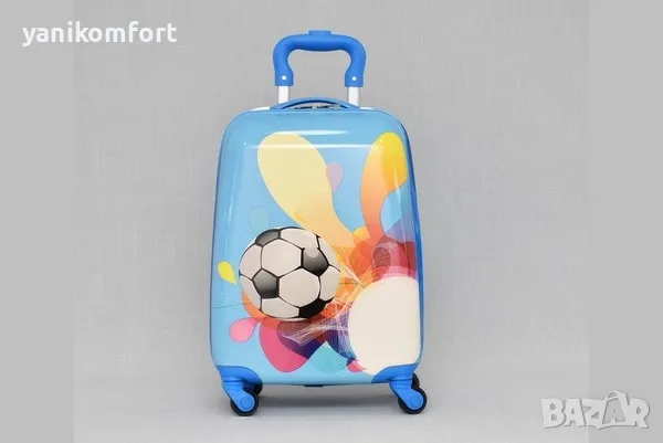 Детски куфар от ABS за момче и момиче с 4-ри колела , снимка 13 - Куфари - 46844344