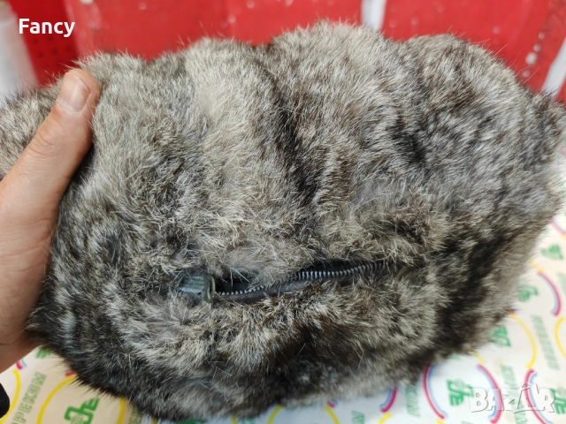 Моф/кожен муф от заек/ръкавици, снимка 8 - Ръкавици - 52452902