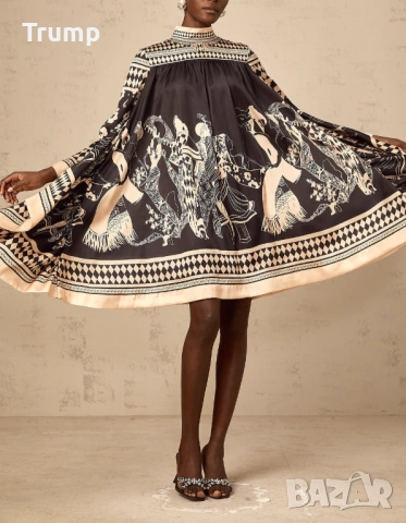 Ефектна , елегангна рокля, сатен , стандарт