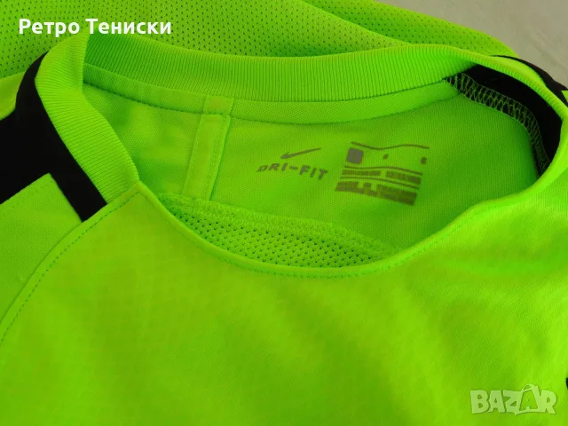 Тениска • Nike • зелено • размер L • Деца, снимка 3 - Тениски - 56319783