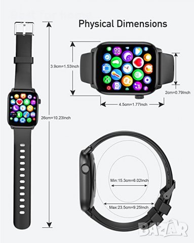 Смарт Часовник SEAWOW KW76, снимка 5 - Смарт часовници - 38455744