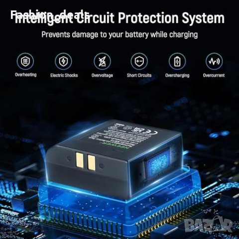 Нова Надеждна Li-ion Батерия за фото светкавица NEEWER NW665 650 Заряда Енергия, снимка 2 - Чанти, стативи, аксесоари - 42888586