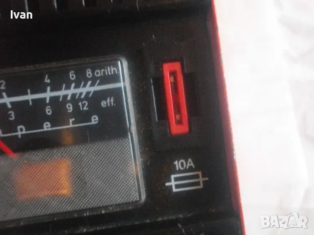 6,5 Ампера 12 Волта Акумулаторно Ел. Зарядно за акумулатори и батерии 6V-12V EINHELL Немско оригинал, снимка 11 - Аксесоари и консумативи - 47758934