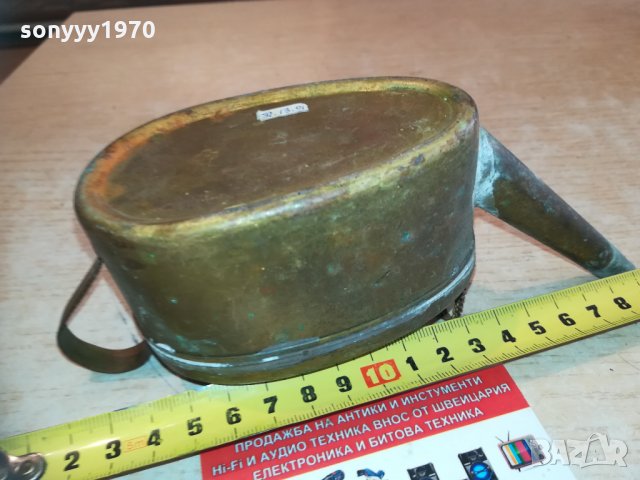 АНТИКА-ретро чаиник/леика-мед/месинг 2402211911, снимка 17 - Колекции - 31942375