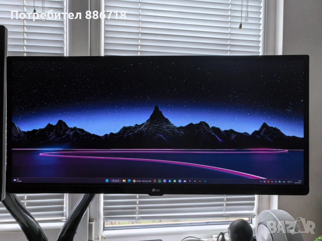Монитор Gaming LG 25" UltraWide HD 25UM58-P - Като нов!
