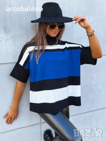 ZEPHYR oversize дамски пуловер, 5цвята , снимка 5 - Блузи с дълъг ръкав и пуловери - 47383475