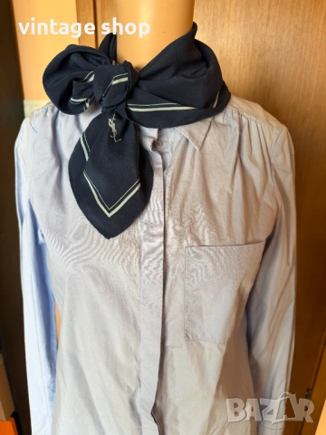 Копринен шал Yves Saint Laurent, снимка 3 - Шалове - 54251441