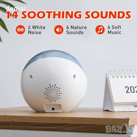 Детски будилник Seucasu, часовник за растеж и обучение за сън, снимка 5 - Детски нощни лампи - 51731449