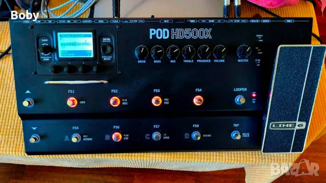 Line 6 POD HD500X guitar processor /процесор китари, снимка 3 - Китари - 56085922
