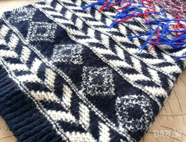 Isabel Marant H&M унисекс жилетка / плетено палто с качулка алпака, снимка 7 - Жилетки - 56158614