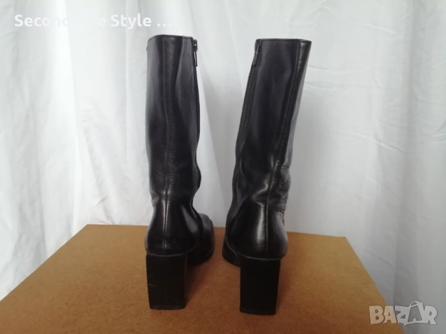 №38 дамски боти ботуши естествена кожа GIANNA, снимка 4 - Дамски ботуши - 52990621