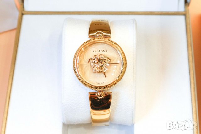 Луксозен дамски часовник Versace VECQ00618 Palazzo Gold, снимка 3 - Луксозни - 34965239