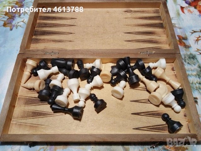 Стар малък шах, снимка 3 - Антикварни и старинни предмети - 52726576