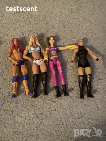 Екшън фигурки WWE Жени, Диви, Дами – Играчки и Колекционерски Фигури, снимка 2 - Фигурки - 48450731