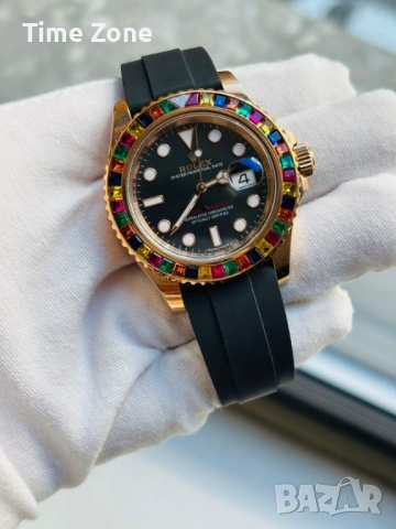 Rolex Yacht-Master 40mm 'Rainbow' Rose Gold Automatic Дамски Различни Варианти, снимка 3 - Дамски - 54047444