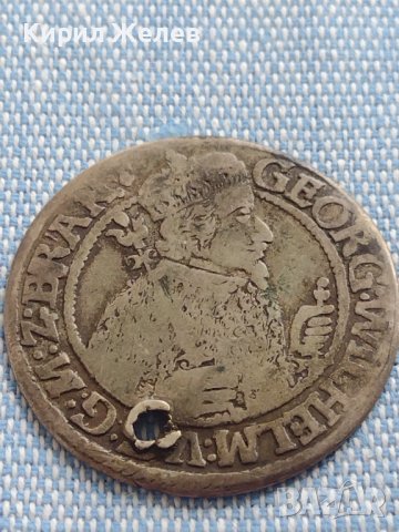 Сребърна монета орт 1622г. Георг Вилхелм Източна Прусия Кьониксберг 13725, снимка 5 - Нумизматика и бонистика - 42890243