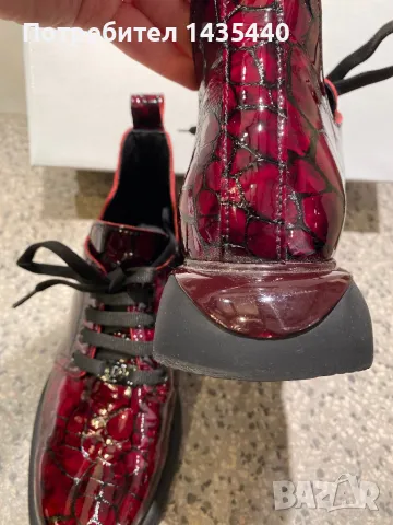 Обувки в цвят бордо, снимка 8 - Дамски ежедневни обувки - 49833252