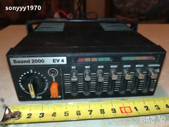 SOUND 2000 EV4-12V AMPLIFIER-MADE IN JAPAN 0512211916