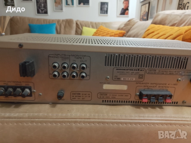 Marantz SR 220 / Ресийвър , снимка 9 - Ресийвъри, усилватели, смесителни пултове - 52362684