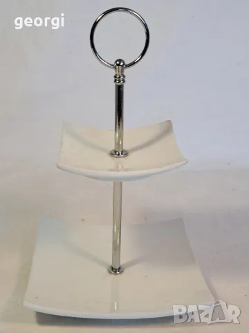 двуетажно порцеланово плато 22/2, снимка 1