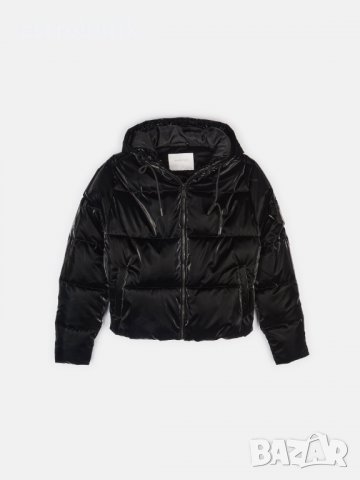 Късо ватирано яке с метален ефект-намаление!, снимка 2 - Якета - 39021923