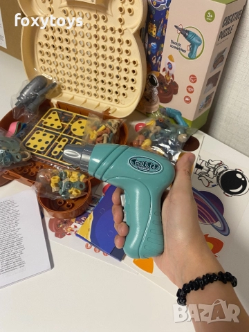 3D Конструктор - Космос 26579, винтоверт, мозайка, снимка 11 - Конструктори - 52529451