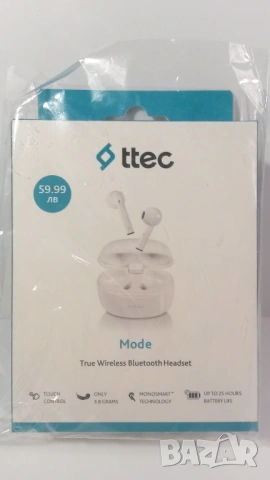 Bluetooth слушалки ttec Mode, неотваряни