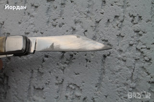 Миниатюрен ловен нож ГДР марка ''GML'' , снимка 12 - Антикварни и старинни предмети - 40629027