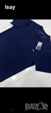 Мъжка тениска Армани в черен и бял цвят нов модел