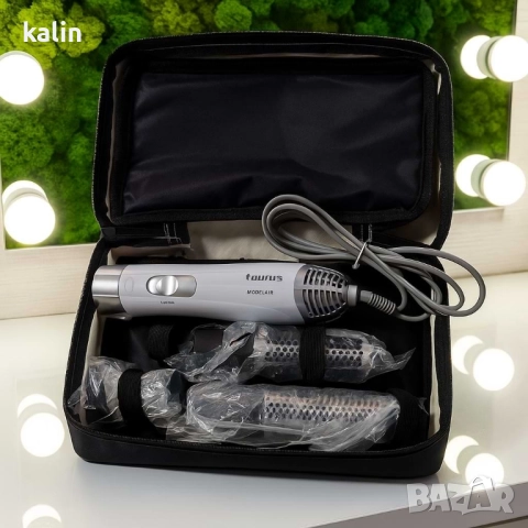 Taurus Model Air 1200W – Сешоар-четка за перфектна прическа у дома, снимка 2 - Друга електроника - 51598730