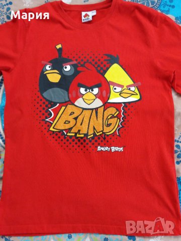 Блуза Angry Birds 176 см - 6 лв, снимка 2 - Детски Блузи и туники - 31423280
