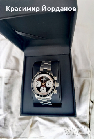 Rolex Autimatic Chronograph 12 часов vintage homage, снимка 4 - Антикварни и старинни предмети - 41626874