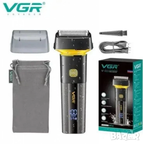 Безжична електрическа самобръсначка VGR V-355 с LED д-исплей, IPX6 водоустойчивост и бързо зареждане, снимка 5 - Друга електроника - 52125872